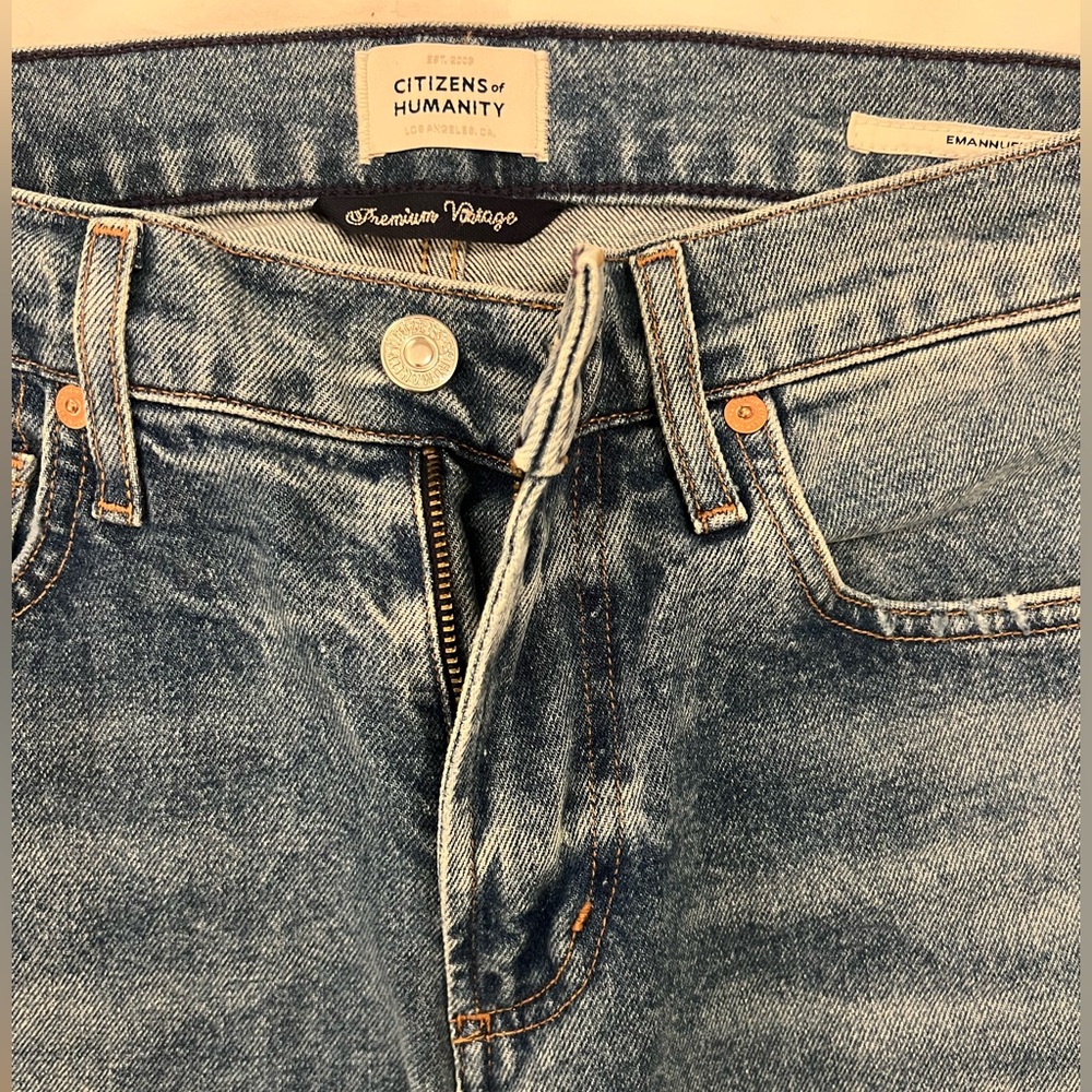 Citizens For Humanity Blue Denim Jeans